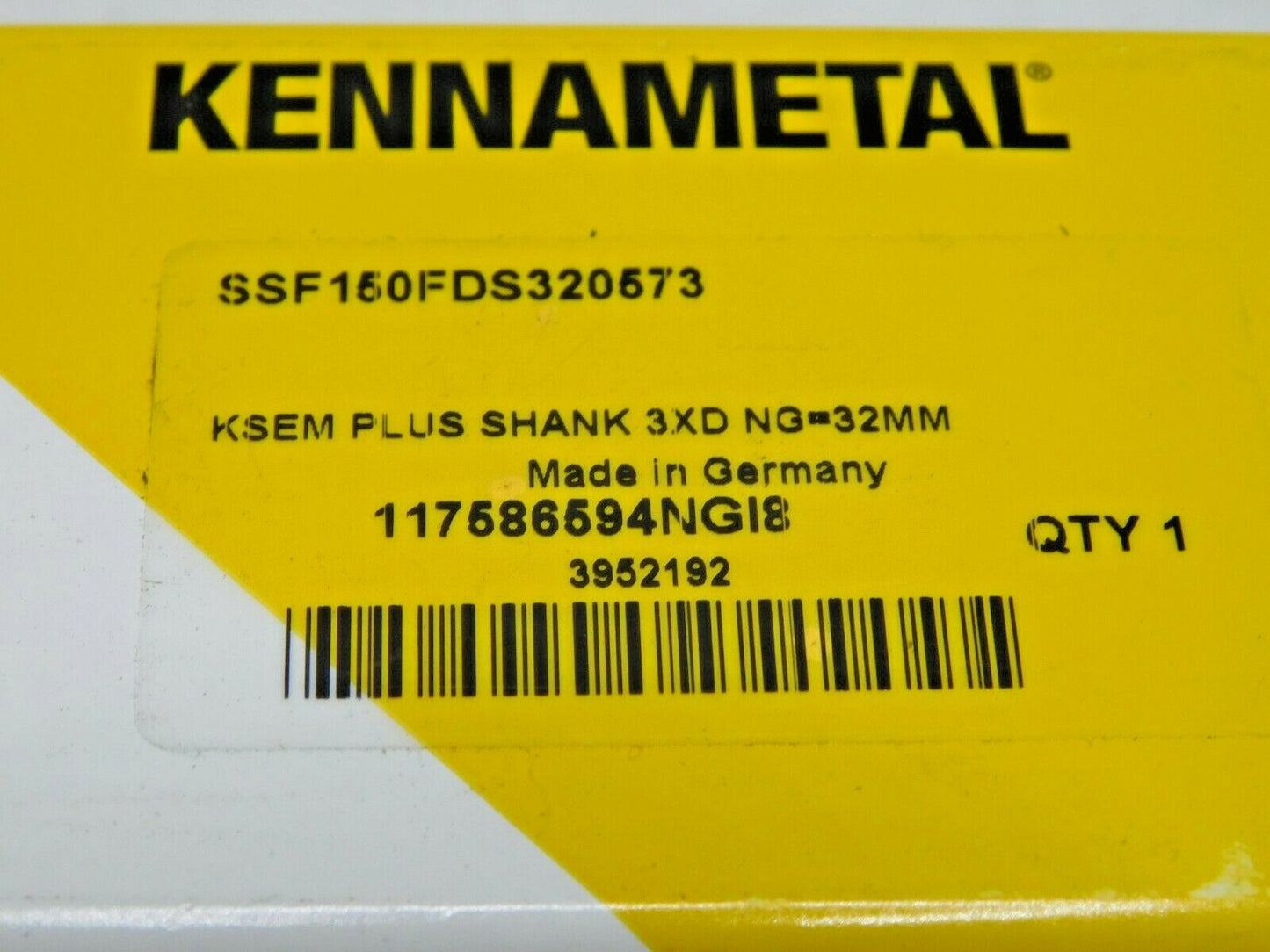 Kennametal Drill Body 1-1/2"SD 3xD FDS32 Head Connection SSF150FDS320573 39