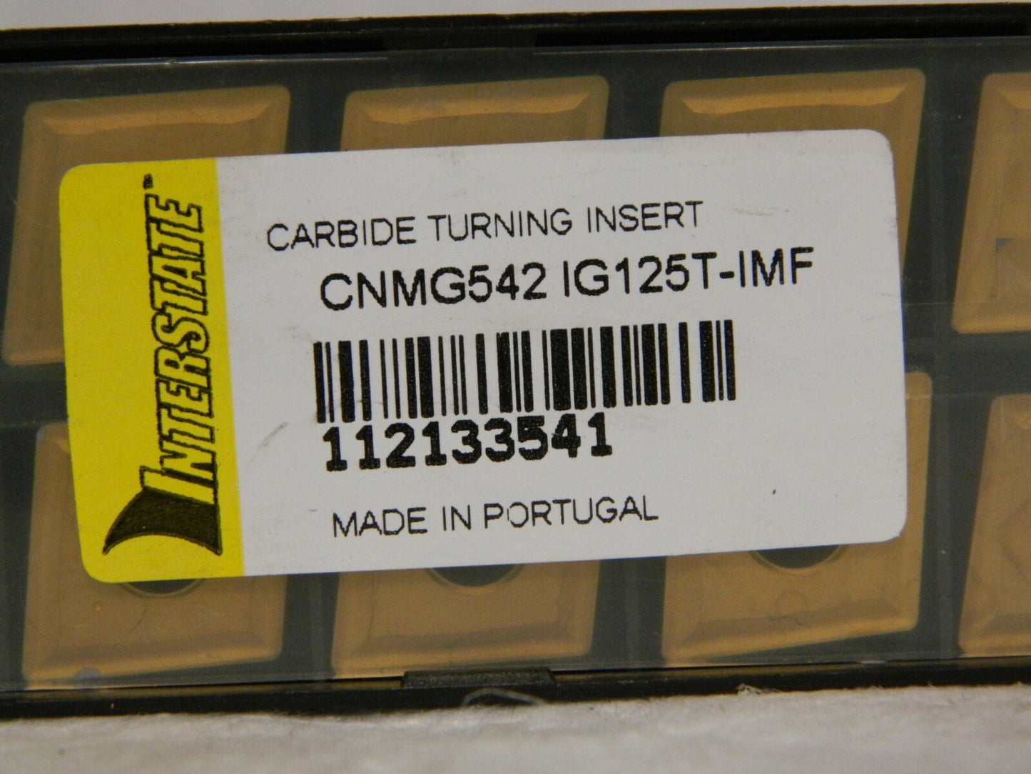 Interstate Carbide Turning Insert CNMG542 IMF IG125T Grade Qty 10 112133541