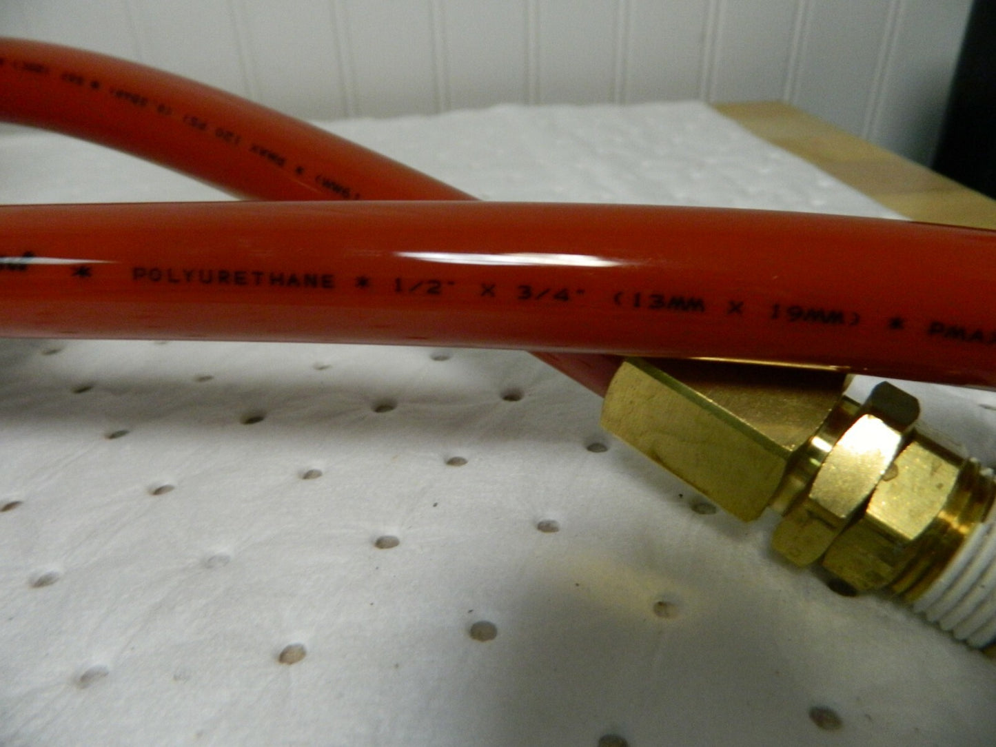 Jupiter Red Polyurethane Hose 1/2" x 3/4" 15' Long 120 Max psi 51