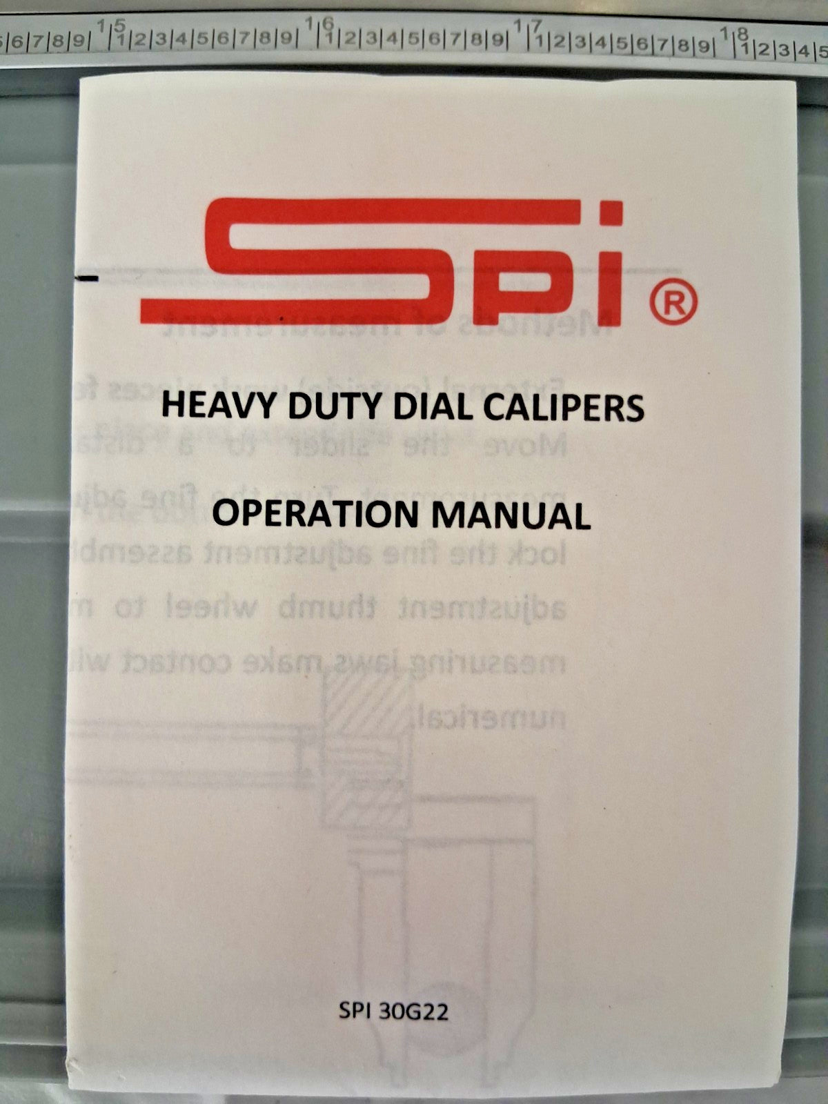 SPI 24" Caliper 24" .001000" Graduation CMS160725017