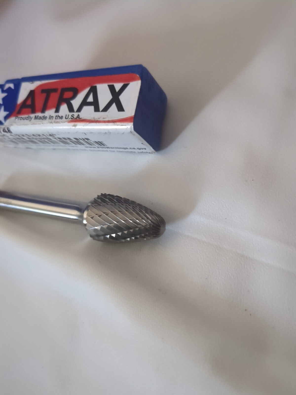 atrax Abrasive Bur: SF-13, 1/2" Cut Dia double cut tree SF-13DC-ATX