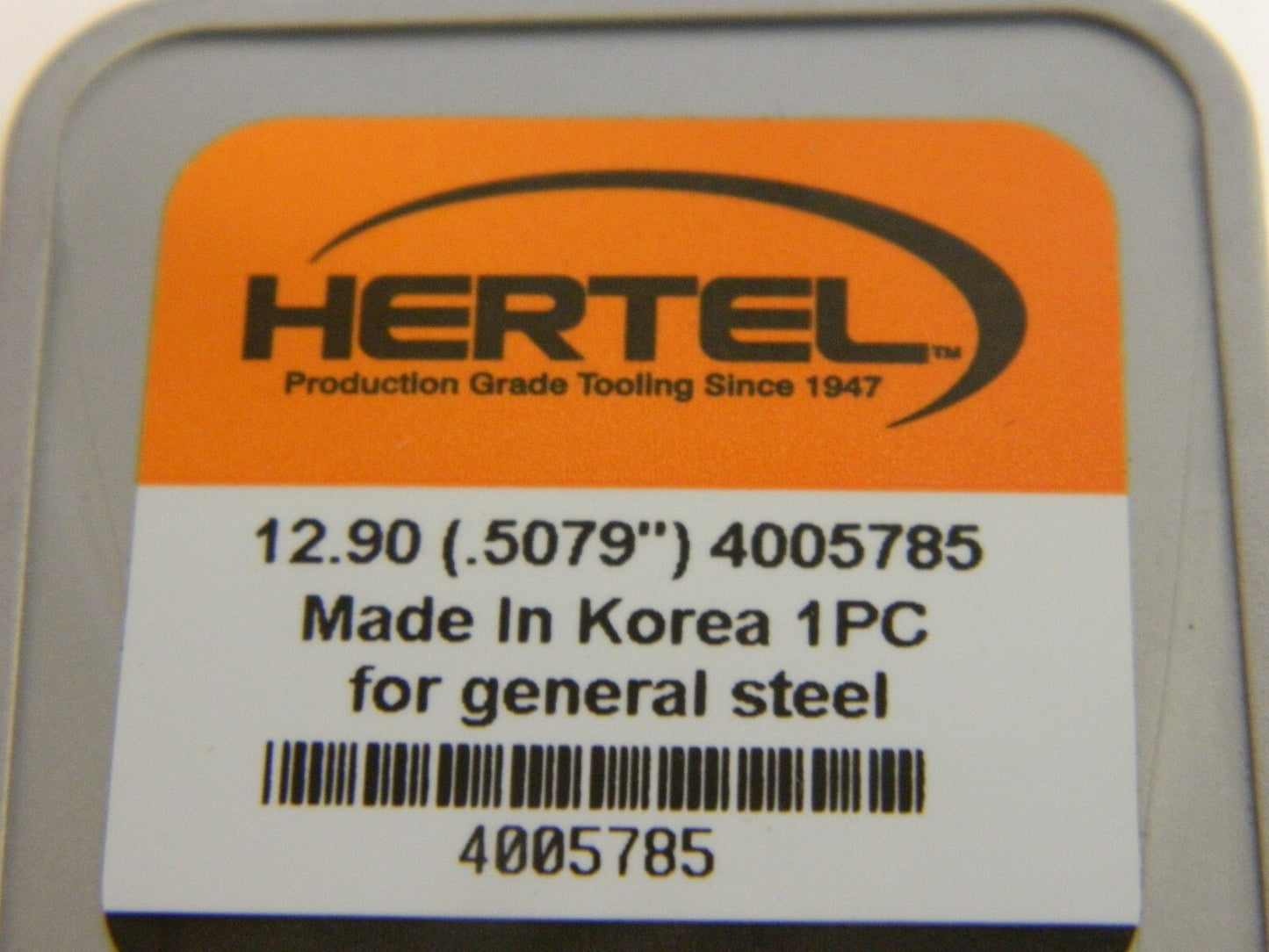 Hertel Drilling Series Hmd 12.9mm Diam Grade Hc125md 140° Replaceable D