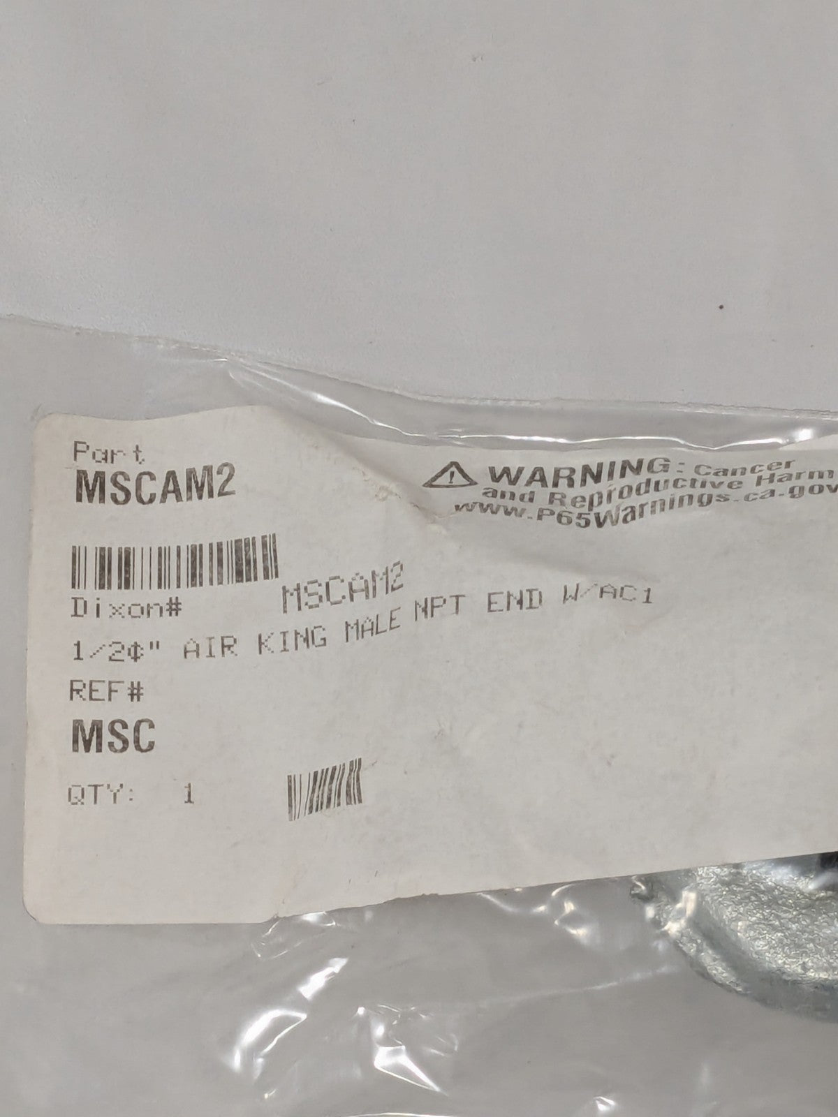 Dixon 1/2" NPT, Universal Hose Coupling with Male NPT Ends 5 PCS MSCAM2