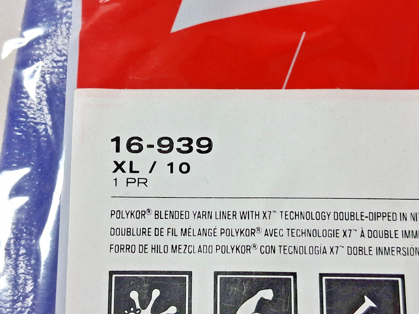 PIP Cut Puncture & Abrasion-Resistant Gloves 2PK Size XL 16-939/XL