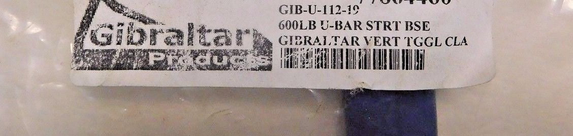 Gibraltar Manual Hold Down Toggle Clamp 600 Lbs. Holding Cap GIB-U-112-19