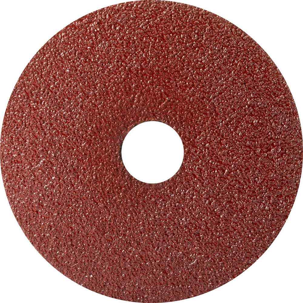 SAIT Fiber Disc qty100 5" Disc Dia, 7/8" Hole, 24 Grit, Aluminum Oxide 53024