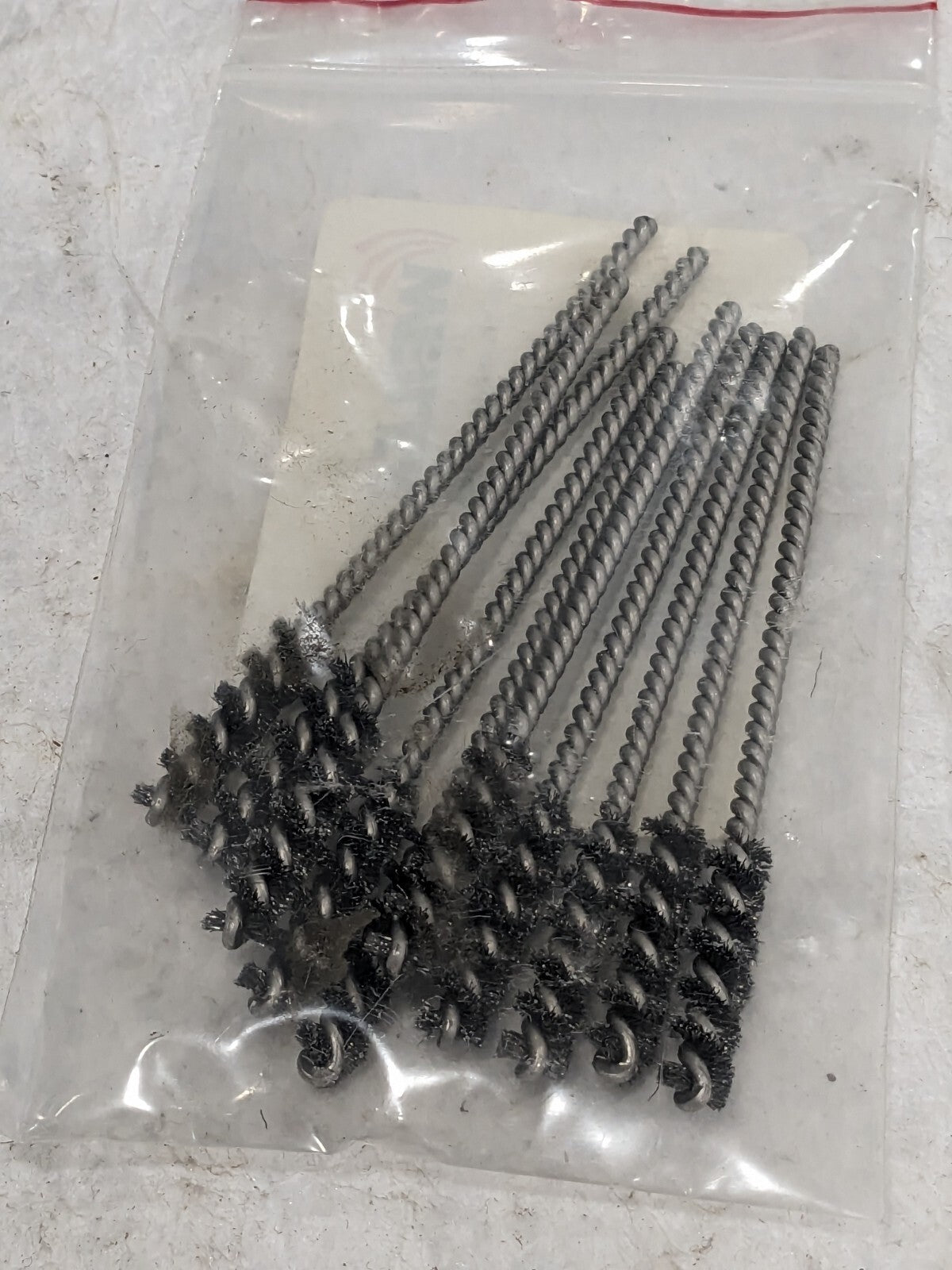 Weiler 1/4" Power Tube Brush .004" Steel Wire Fill, 1" Brush Leng