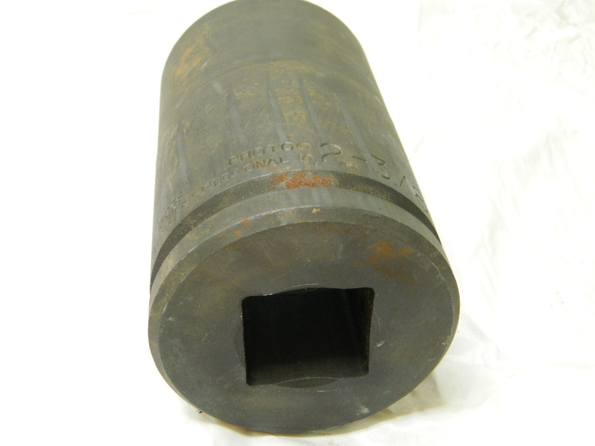 PROTO Impact Socket 2-3/8", 1-1/2" Drive , 5-7/8" OAL J15038L SURFACE RUST