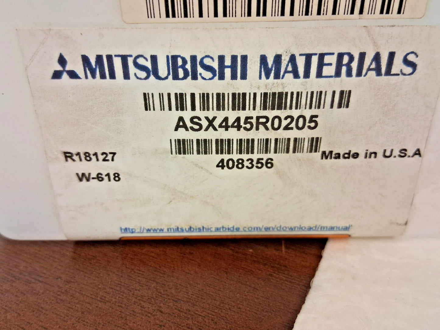 Mitsubishi Materials 2" Indexable Face Milling Cutter ASX445R0205