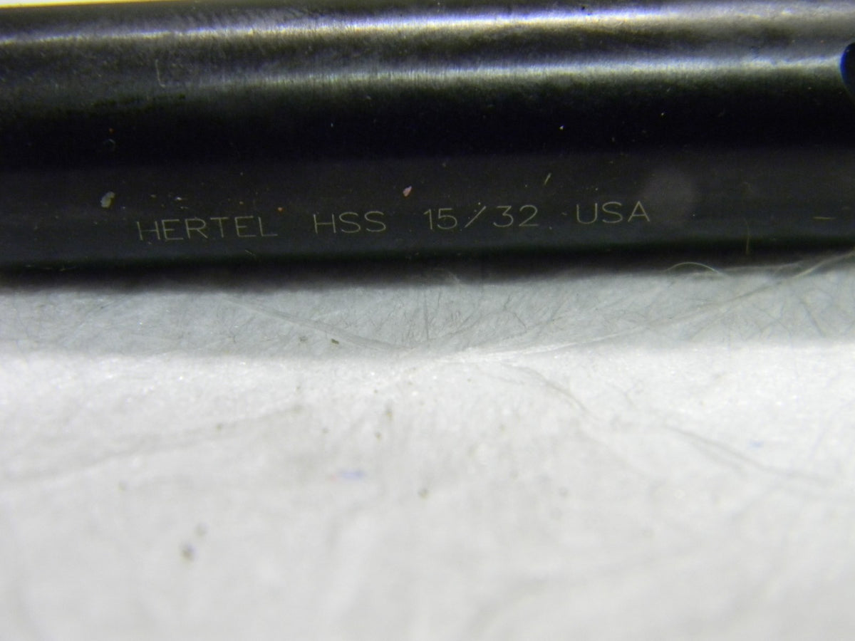 Hertel Jobber Drill 15/32" 118° Point High Speed Steel QTY 12 01181304