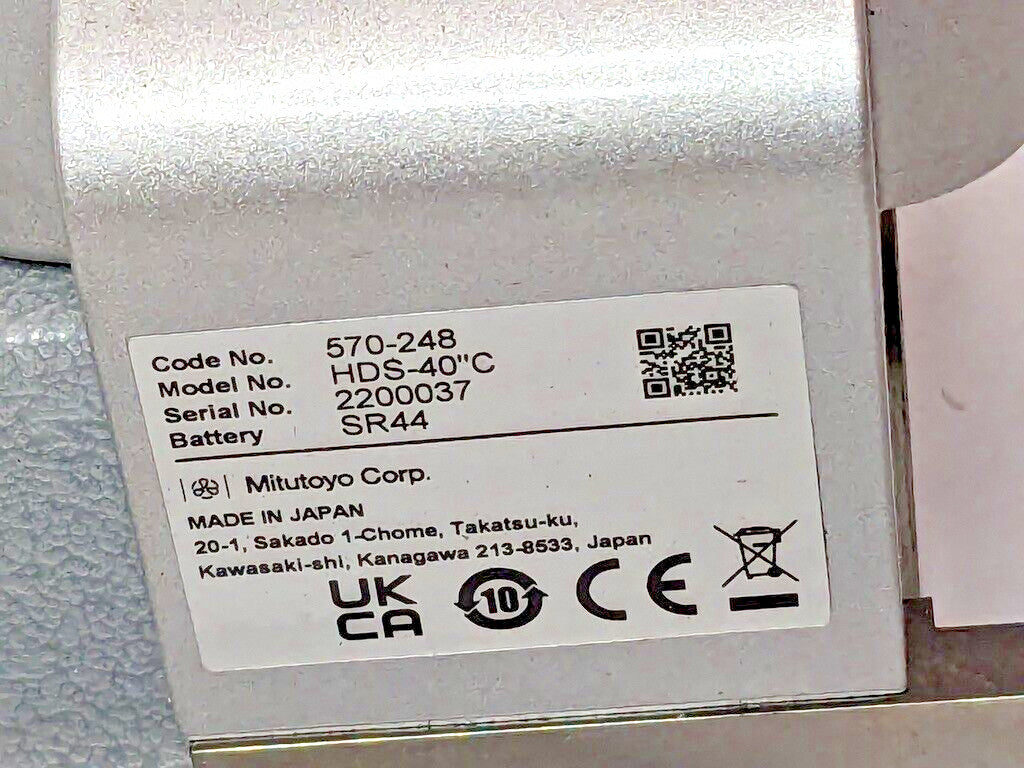 Mitutoyo Absolute Digimatic Height Gauge 0 to 40" HDS-40"C 570-248 PAR