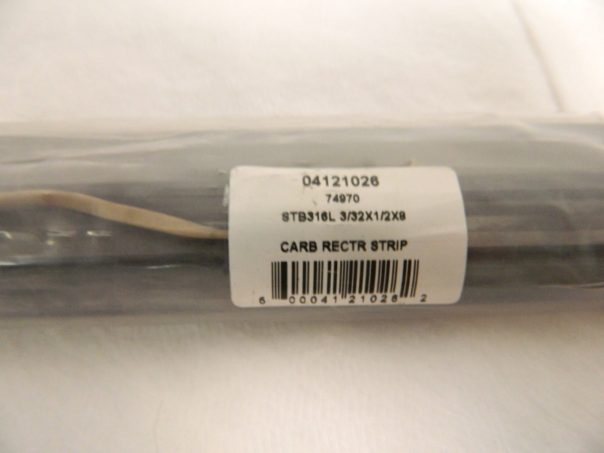 Pro 3/32" Thick x 1/2" Wide x 8" Long Carbide Rectangle STB316L