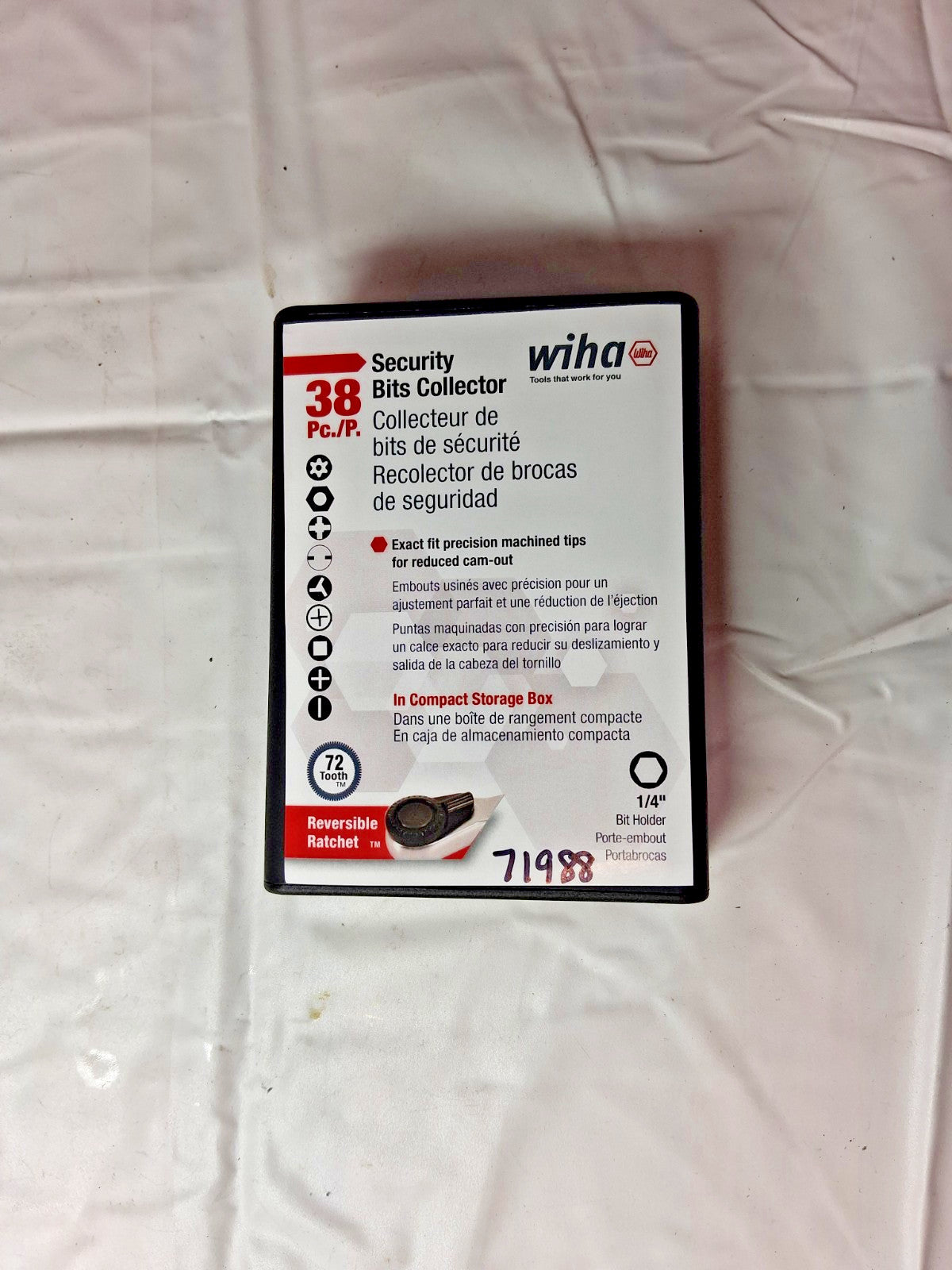 Wiha Screwdriver Insert Bits Set INCOMPLETE Missing 3 Bits 71988