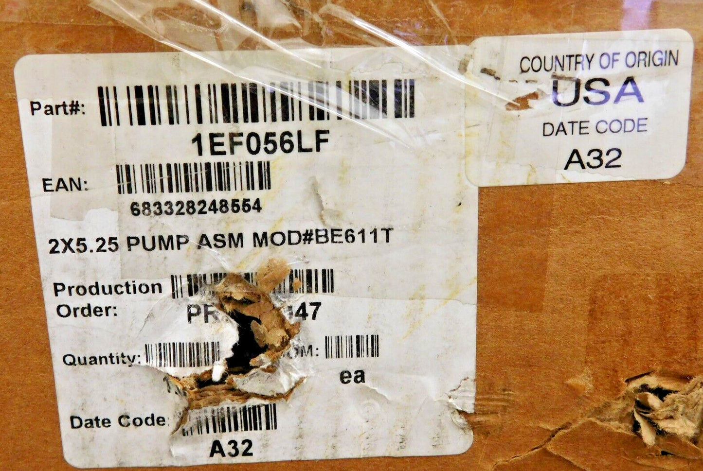 Xylem-Bell & Gossett Small Flex Coupled In-Line Centrifugal Pump Be611T 1EF056LF