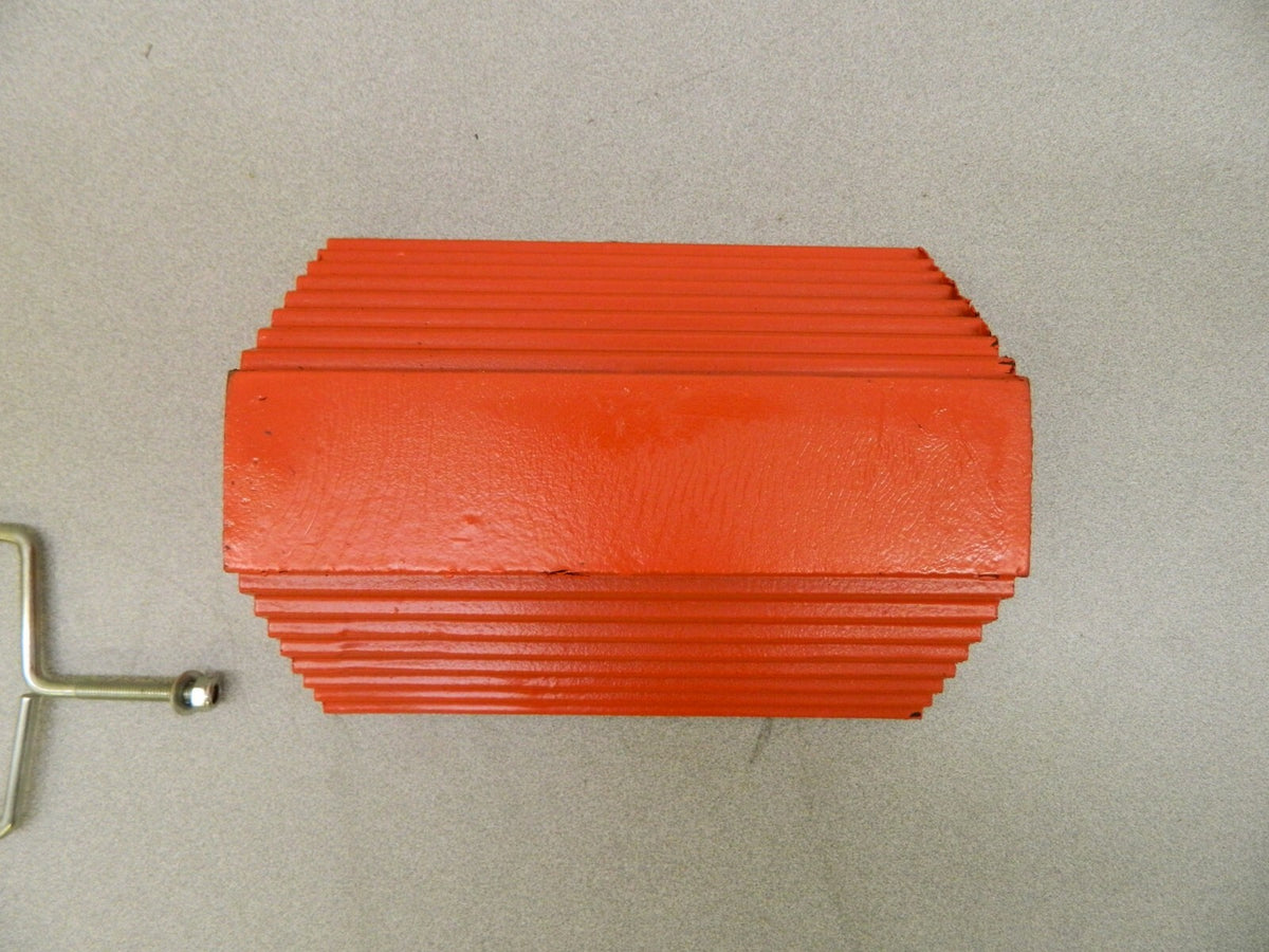 Pro-Grade Rubber Wheel Chock 9" Wide 6" High 7" Deep ORWC-8-ERGO