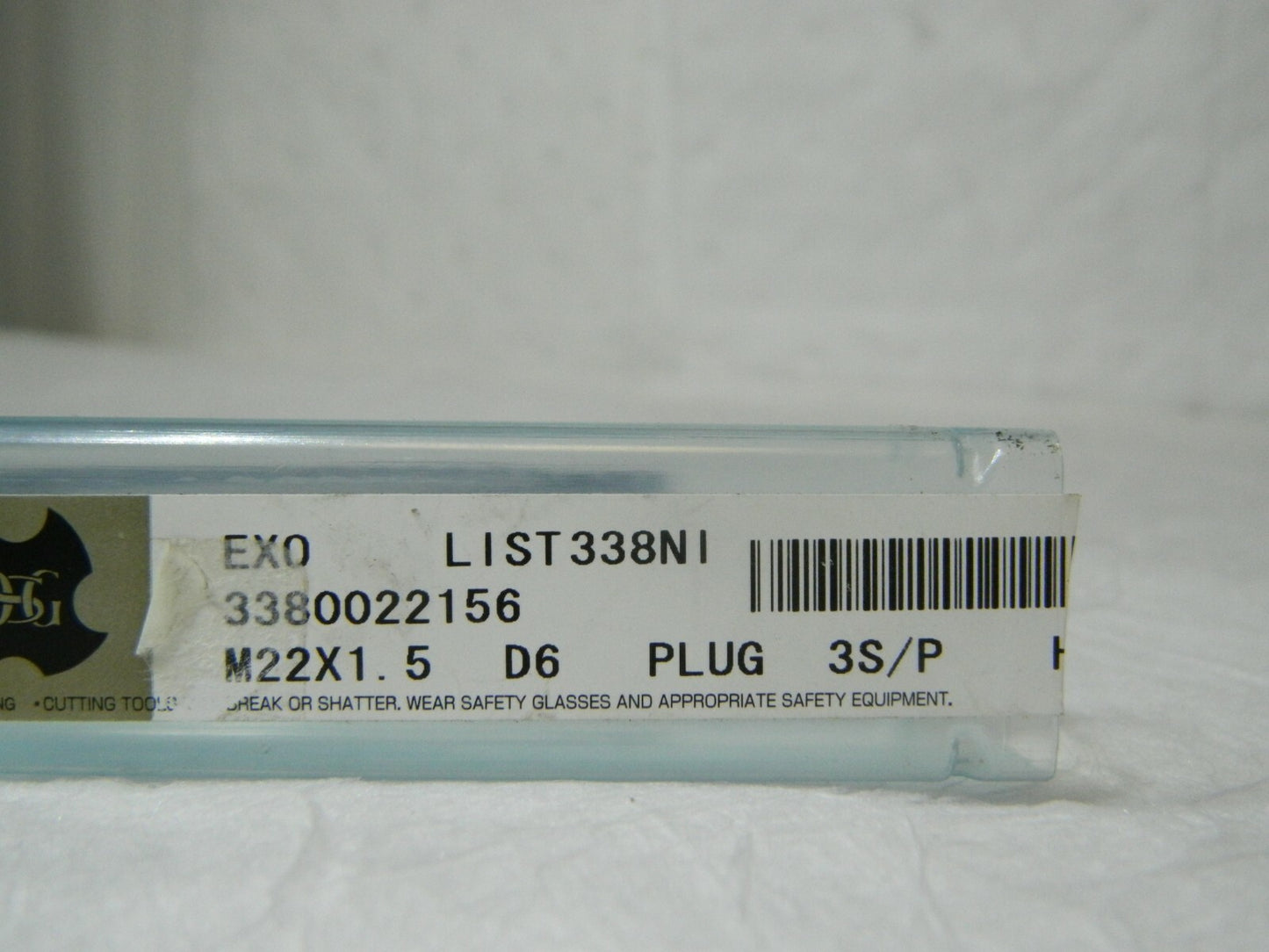 OSG Spiral Point Tap Powdered Metal RH M22x1.5 x 5-1/8" OAL D6 3FL 33800221