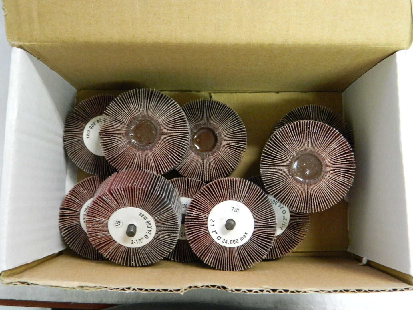 Camel Grinding Wheels Oxide Coated Mounted Flap Wheel QTY 10 01824465