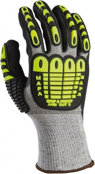 MAPA Exonit 6pk 535 Grip and Proof Impact Gloves ANSI CUT 2 SZ-L/9 535019
