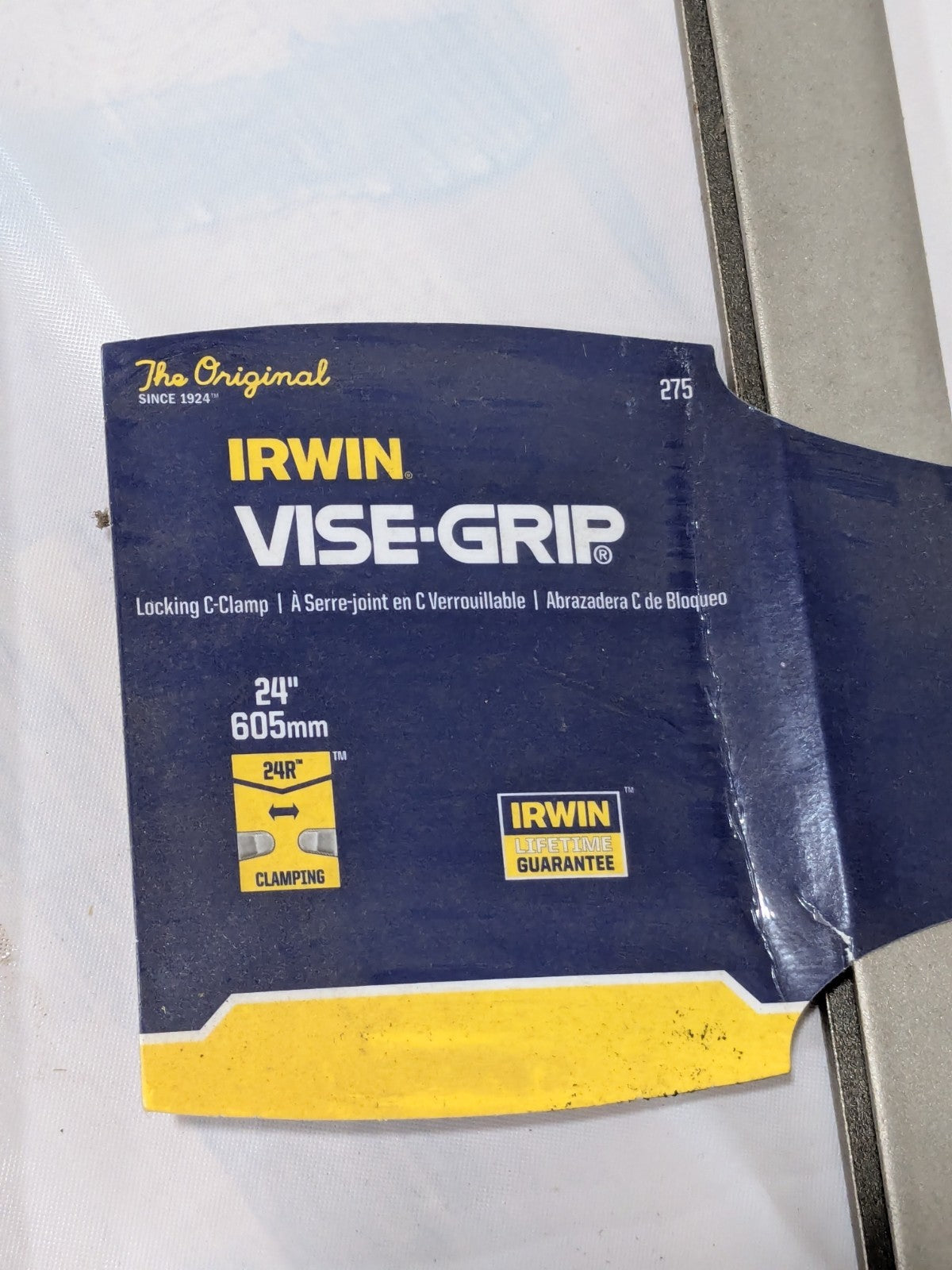 Irwin Locking Plier: Standard Jaw 15-1/2" Jaw Depth, 12-1/2" Jaw Opening 275