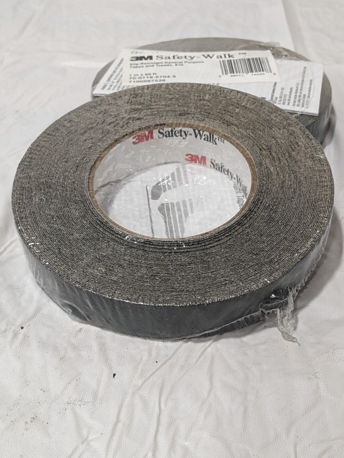 3M Floor & Aisle Marking Tape: 1" Wide, 60' Long, Vinyl Qty 2 7100
