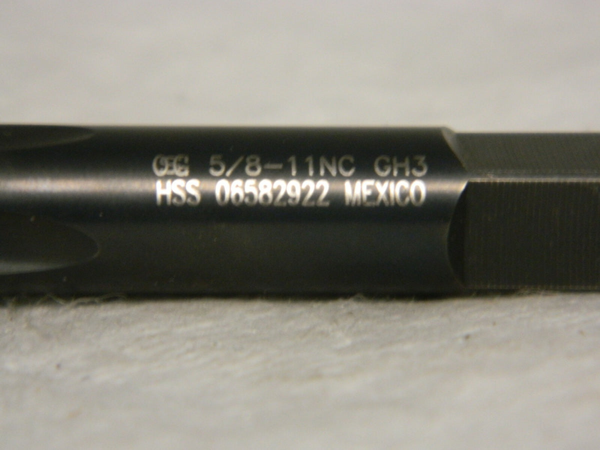 OSG HSS Straight Flute Standard Hand Tap 5/8-11 NC H3 4-FL 1123701