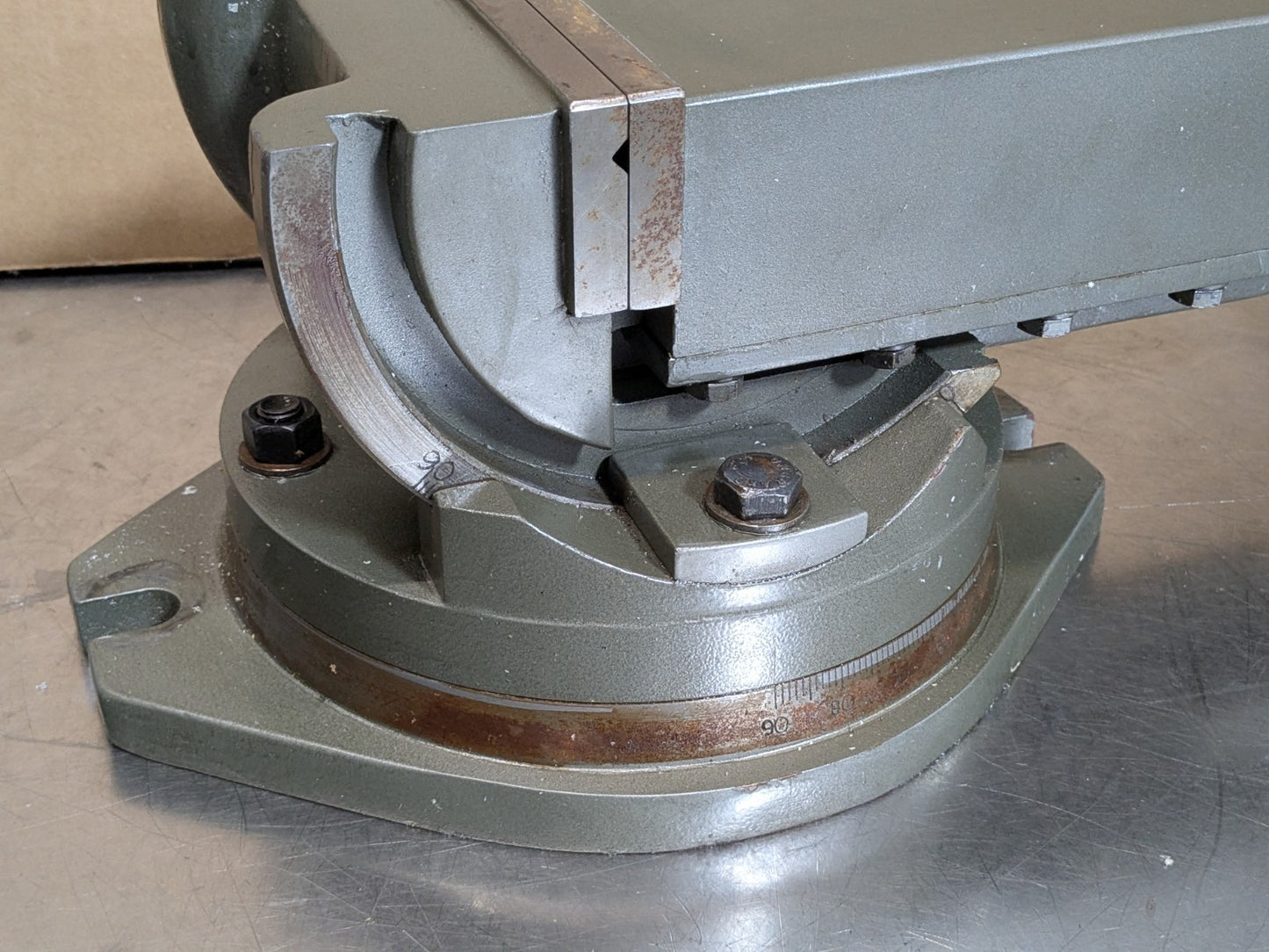 Gibraltar 2-Axis Angle Precision Machine Vise w/ Swivel Base 6" Jaw Width