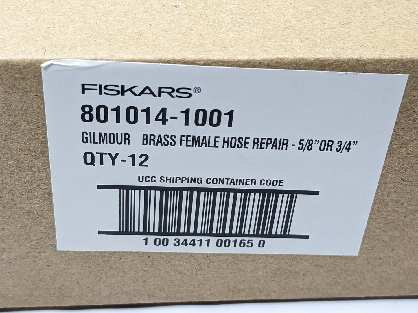 LOT of 12 Gilmour End Female Clamp Couplings 5/8" & 3/4" 801014-10