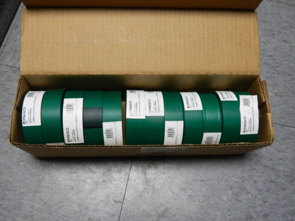 ACCUFORMNMC 300' Long x 1-3/16 Wide Roll, Vinyl, Green Flagging Tape 12 rolls