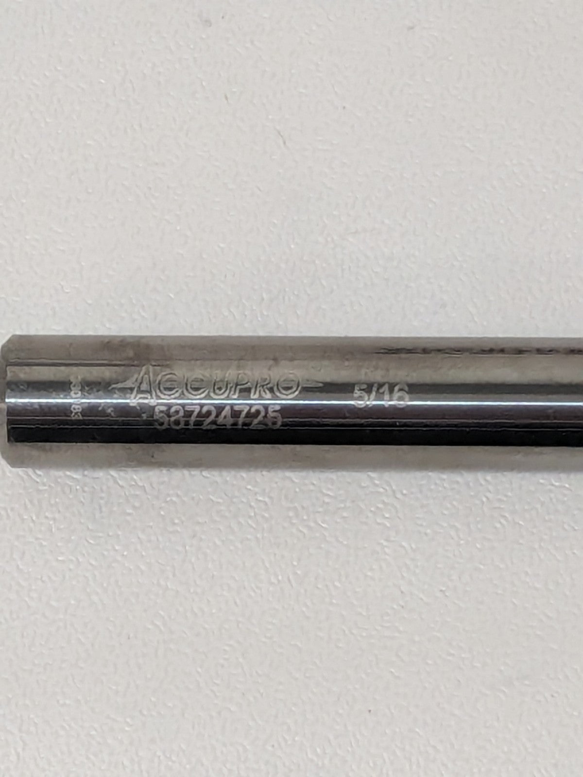 ACCUPRO End Mill: 5/16" Dia, 5/8" LOC, 4 Flute, Solid Carbide 58724725
