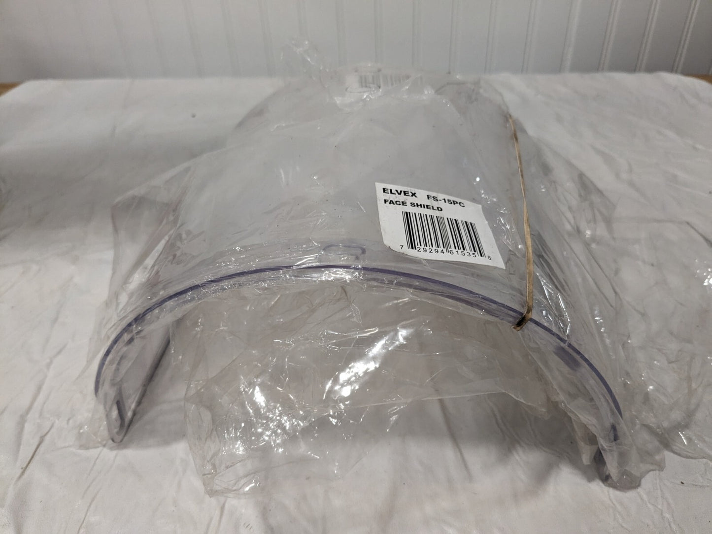 ELVEX Faceshield Visor,Clear Lot of 3 FS-15PC