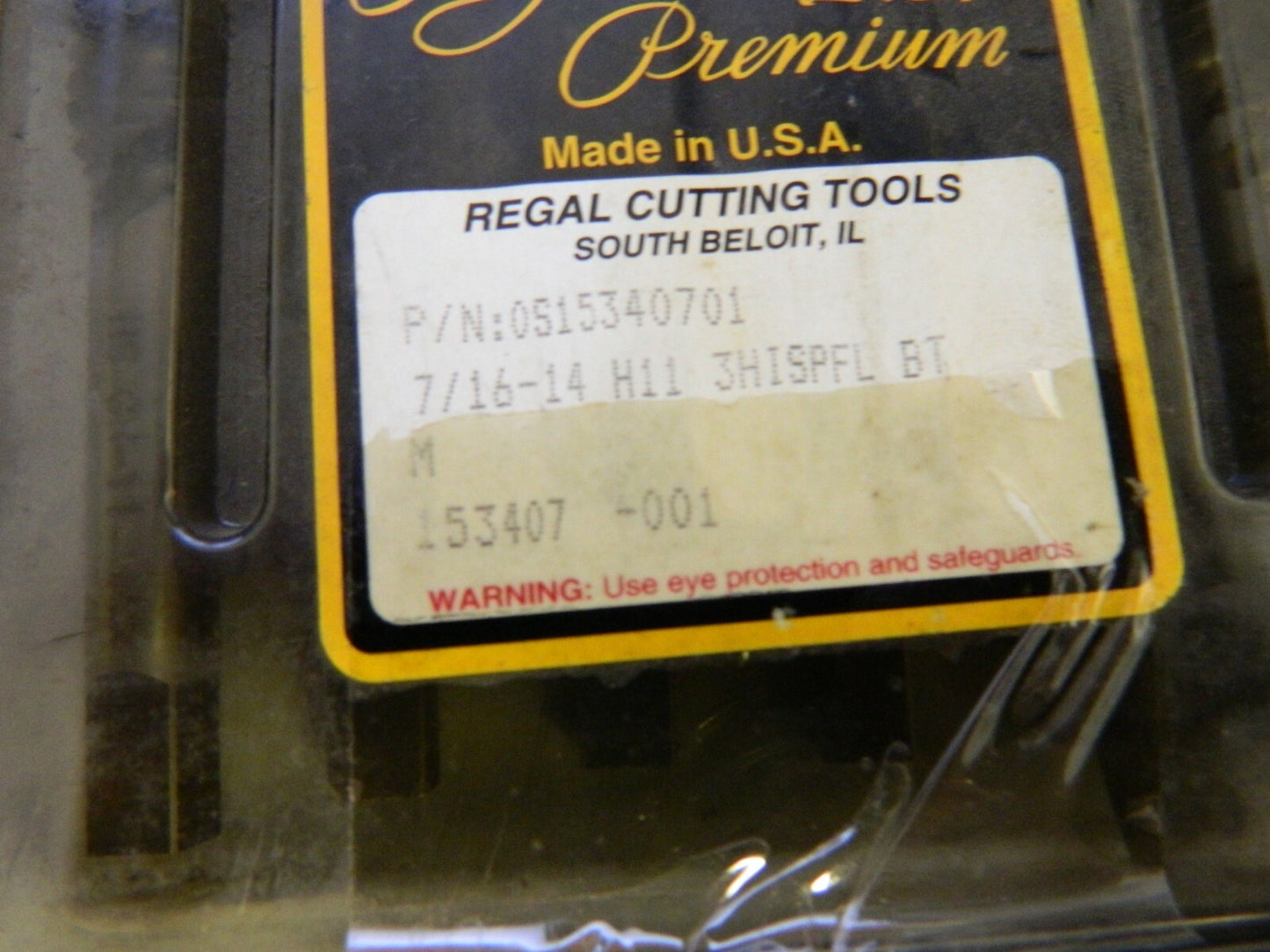 Regal 7/16-14 GH11 Fast Spiral Tap QTY 6 MFRSP