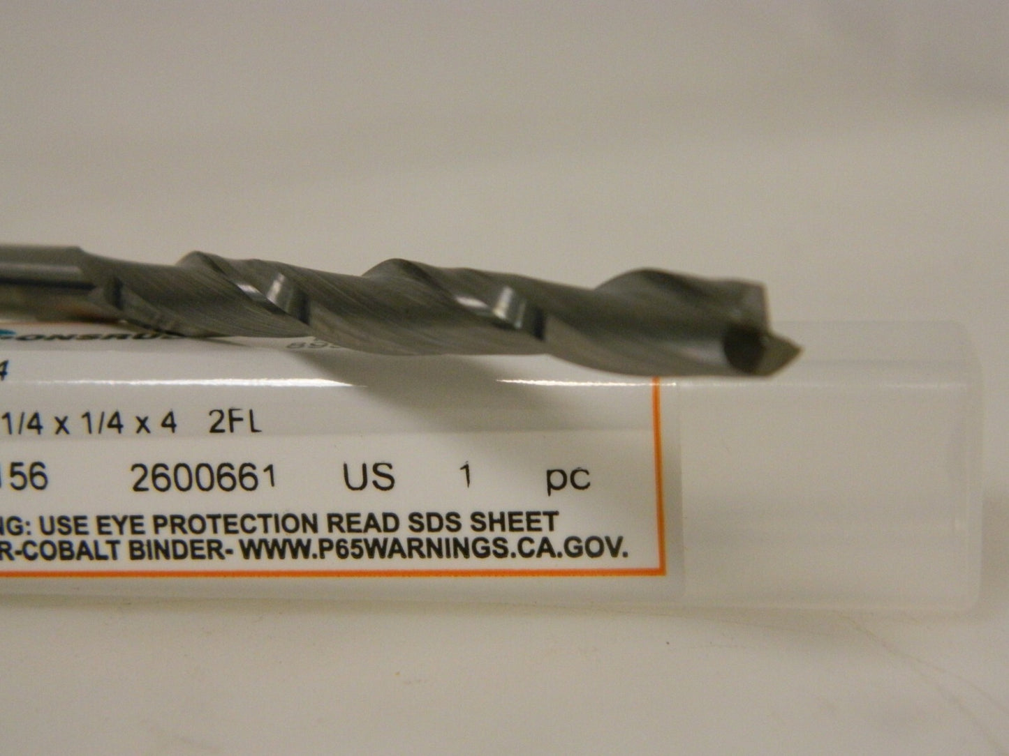 LMT Solid Carbide Upcut Spiral Router Bit 1/8" Diam, 1-1/8" LOC 2 FL 5