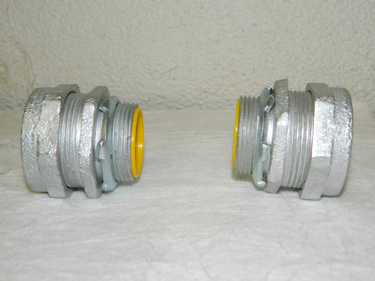 Cooper Crouse-Hinds 1-1/4" Trade Malleable Iron Compression IMC QTY 2 CPR14