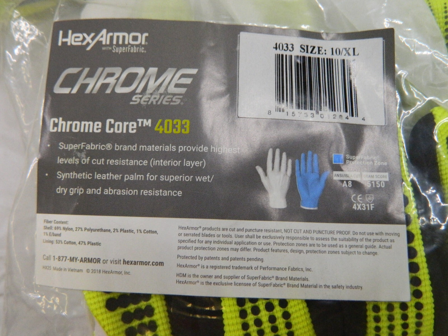 Chrome Series gloves size xl qty3 4033