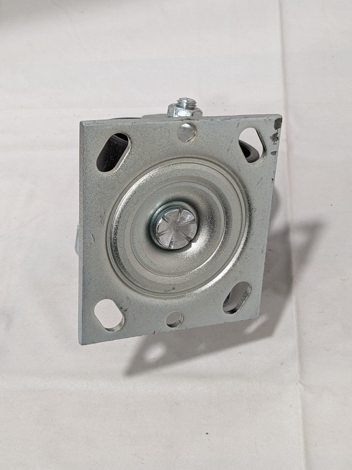 Swivel Top Plate Caster Polyurethane, 4" Wheel Dia, 2" Wheel Width VES4X2PODTBK
