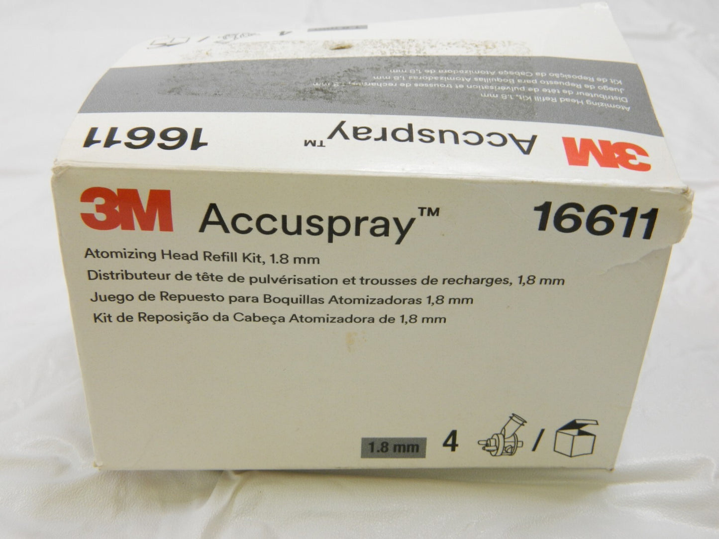 3M Paint Sprayer Atomizing Head 1.8mm Qty 3 (16611) 7000000500