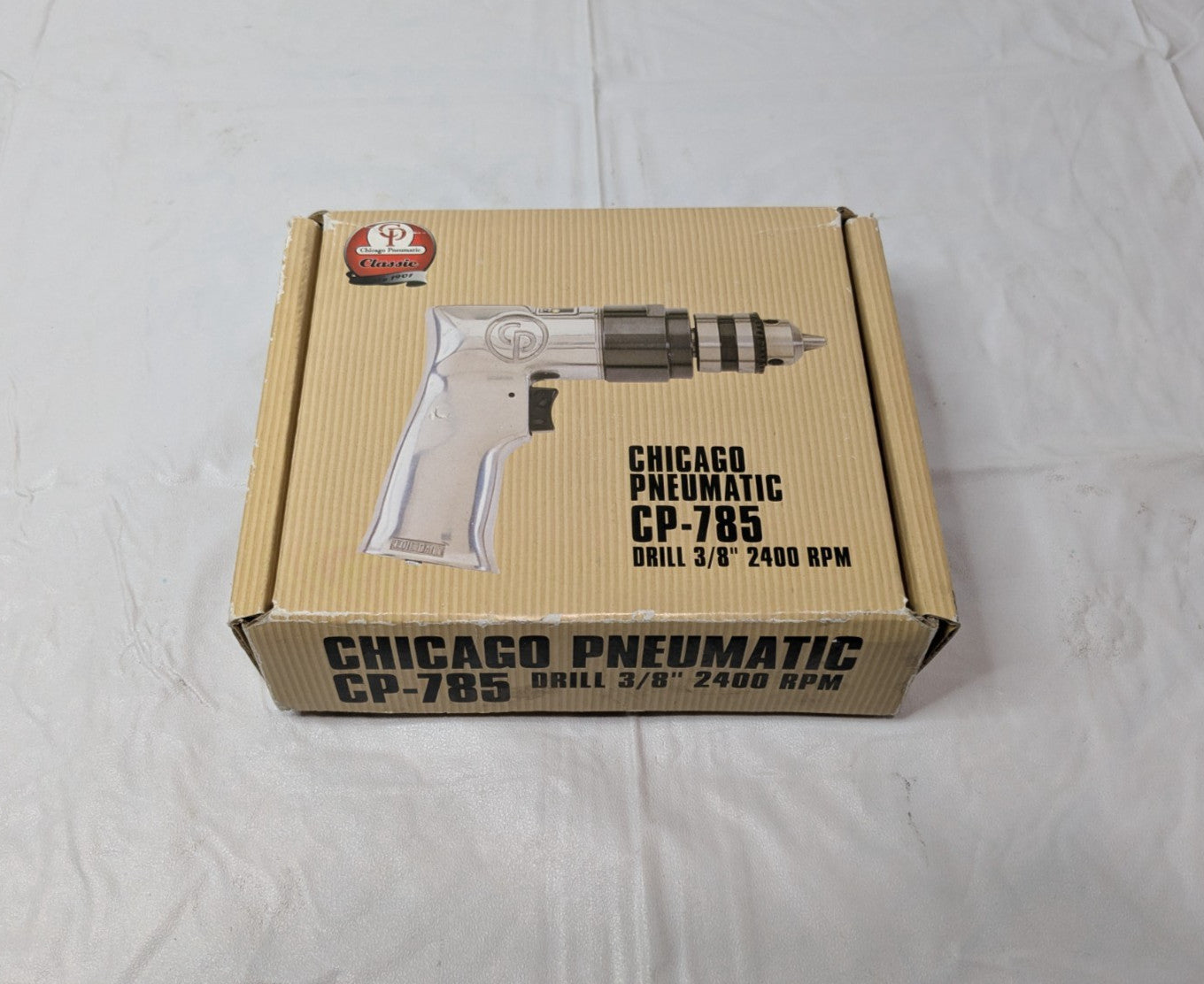 Chicago Pneumatic Air Drill 3/8" Keyed & Keyless Chuck CP-785 T022698