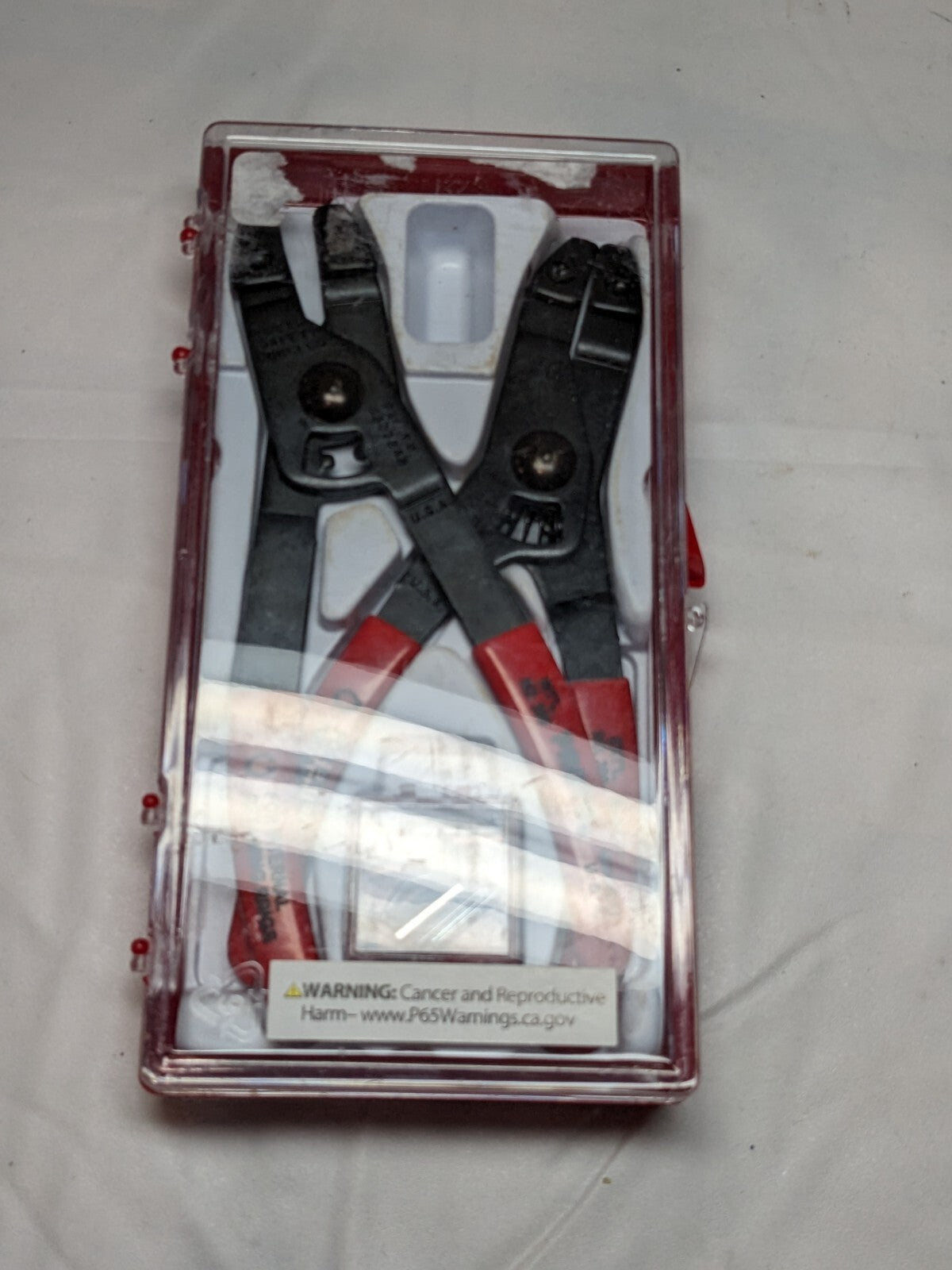 PROTO 12 Piece, Retaining Ring Pliers Set J380 INCOMPLETE