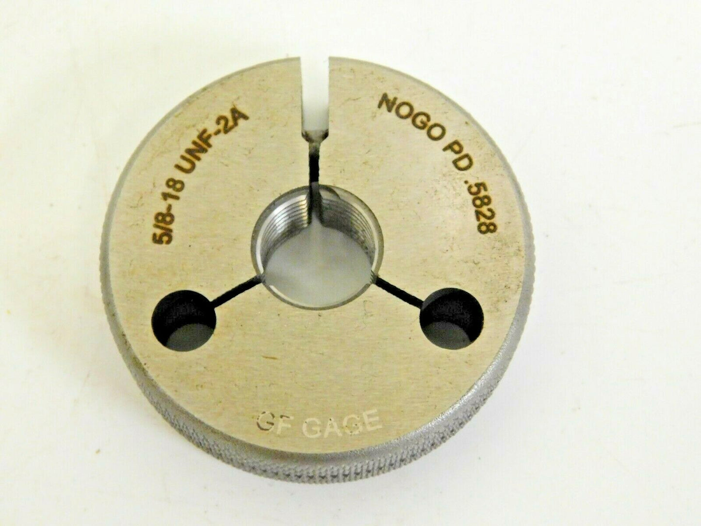 GF Gage No Go Single Ring Thread Gage 5/8-18 UNF 2A R0625182ANK