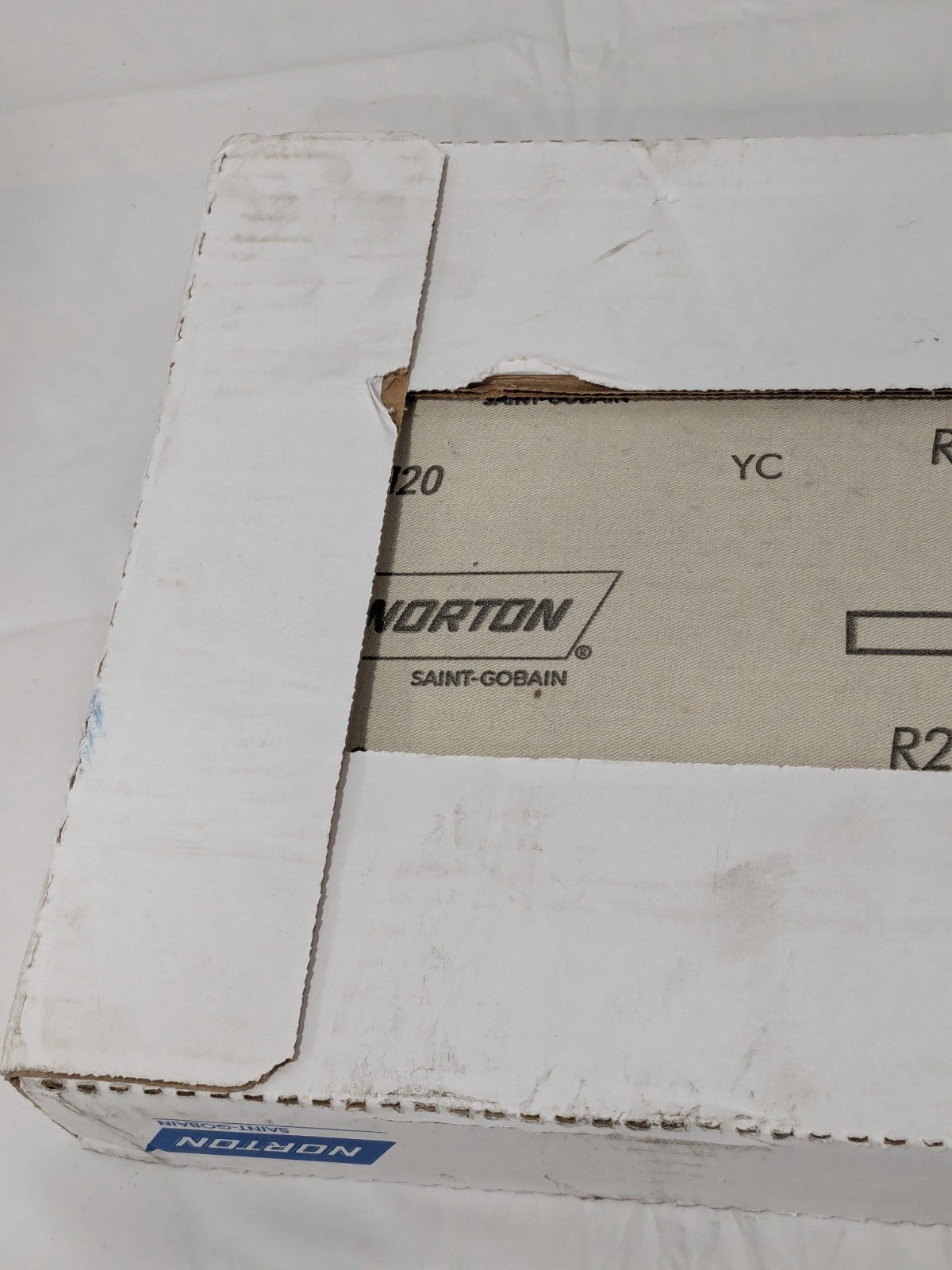 (50) Norton Sanding Sheets: 9" W x 11" OAL, 120 G, Aluminum Oxide 66261181504