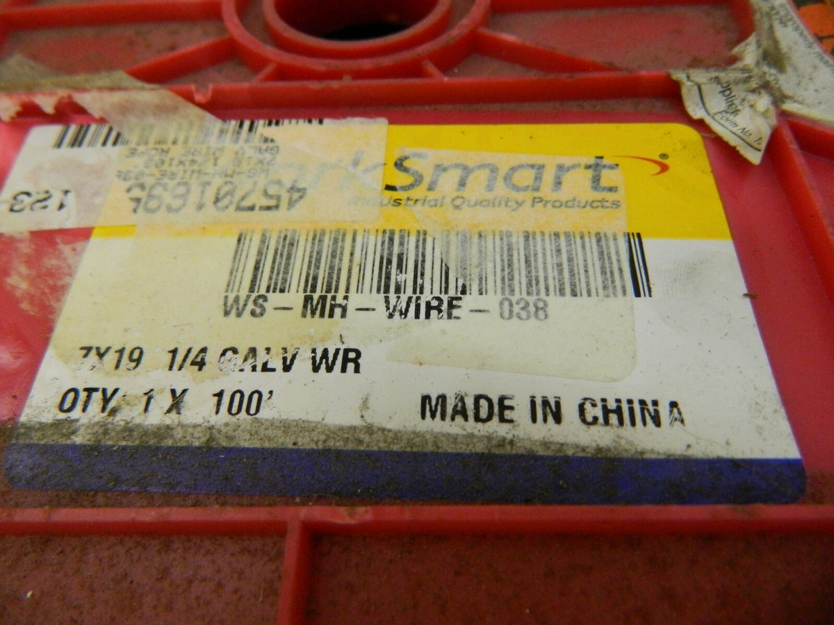 Pro-Grade 1/4" Diam Galvanized Steel Wire Rope 45701695