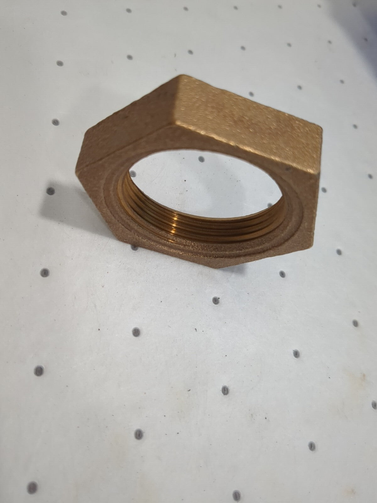 MERIT BRASS Brass Pipe Locknut 1-1/4" Fitting Threaded FNPT Class 125 X119-20