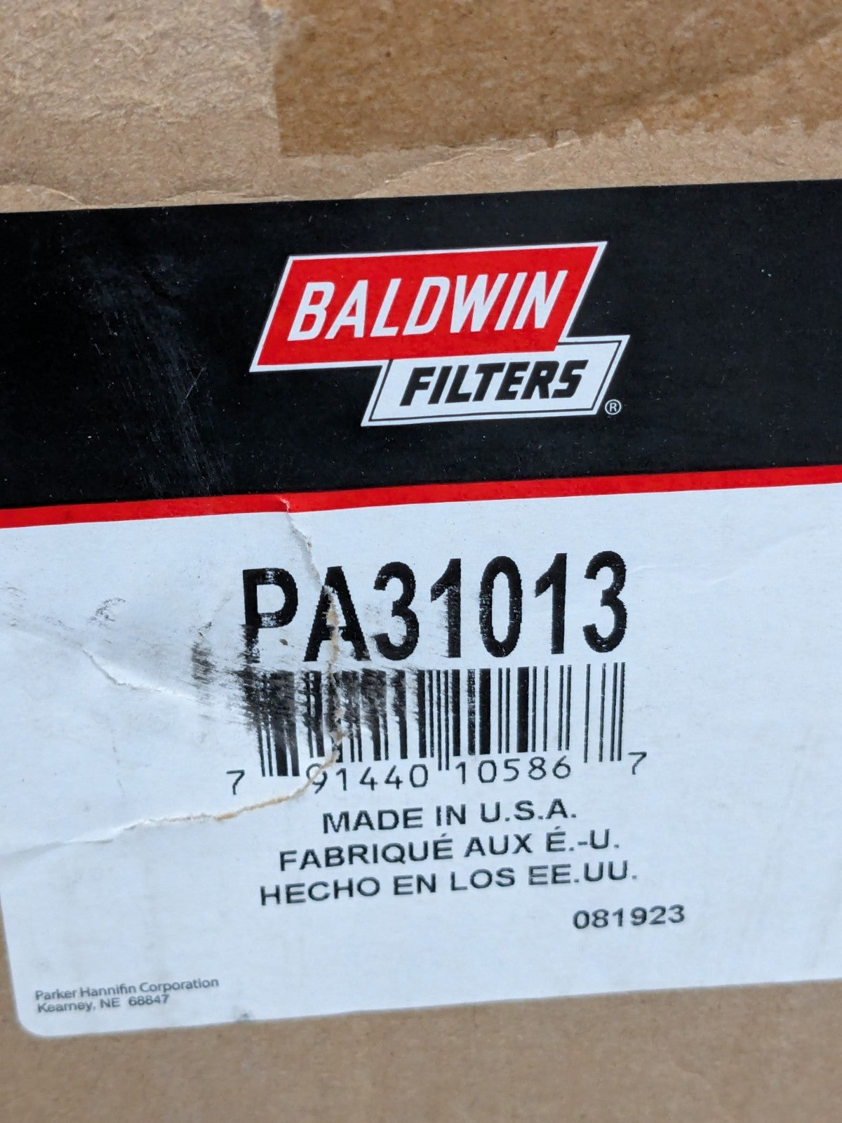 Baldwin Filters Air Filter Element: 6.1560" OAL PA31013