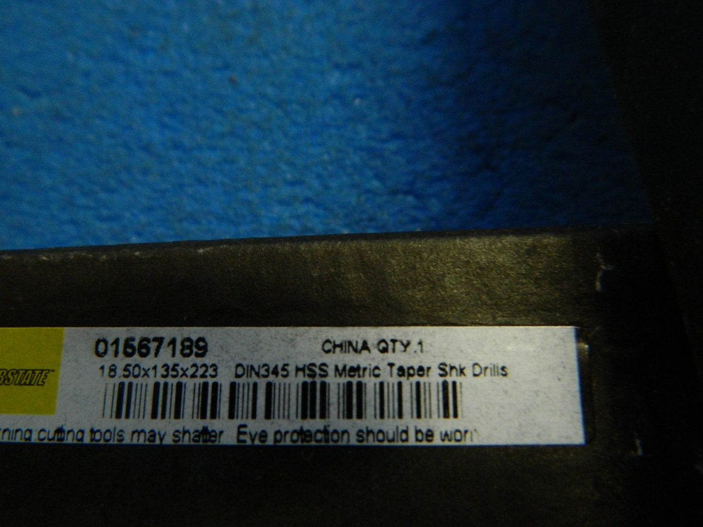 Interstate Taper Shank Drill Bits 0.7283" x 233mm OAL 2MT HSS Qty. 2 #01567