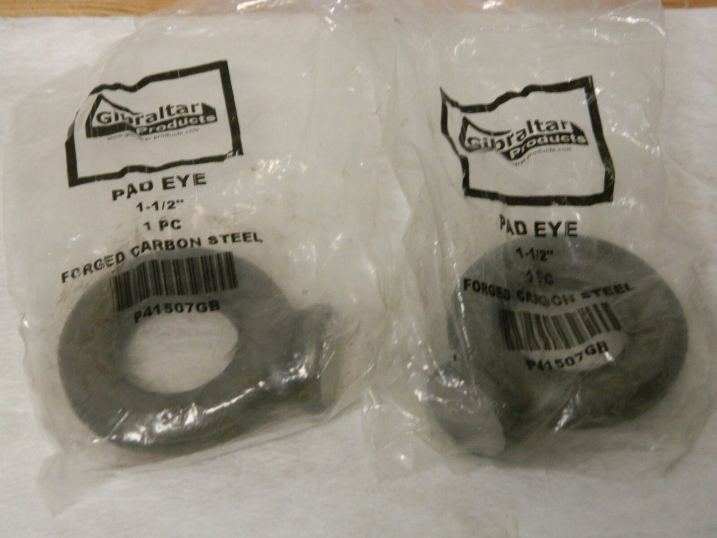 Gibraltar Pad Eye C1045 Carbon Steel 1-1/2" ID x 2-13/16" OD QTY 2 74647181