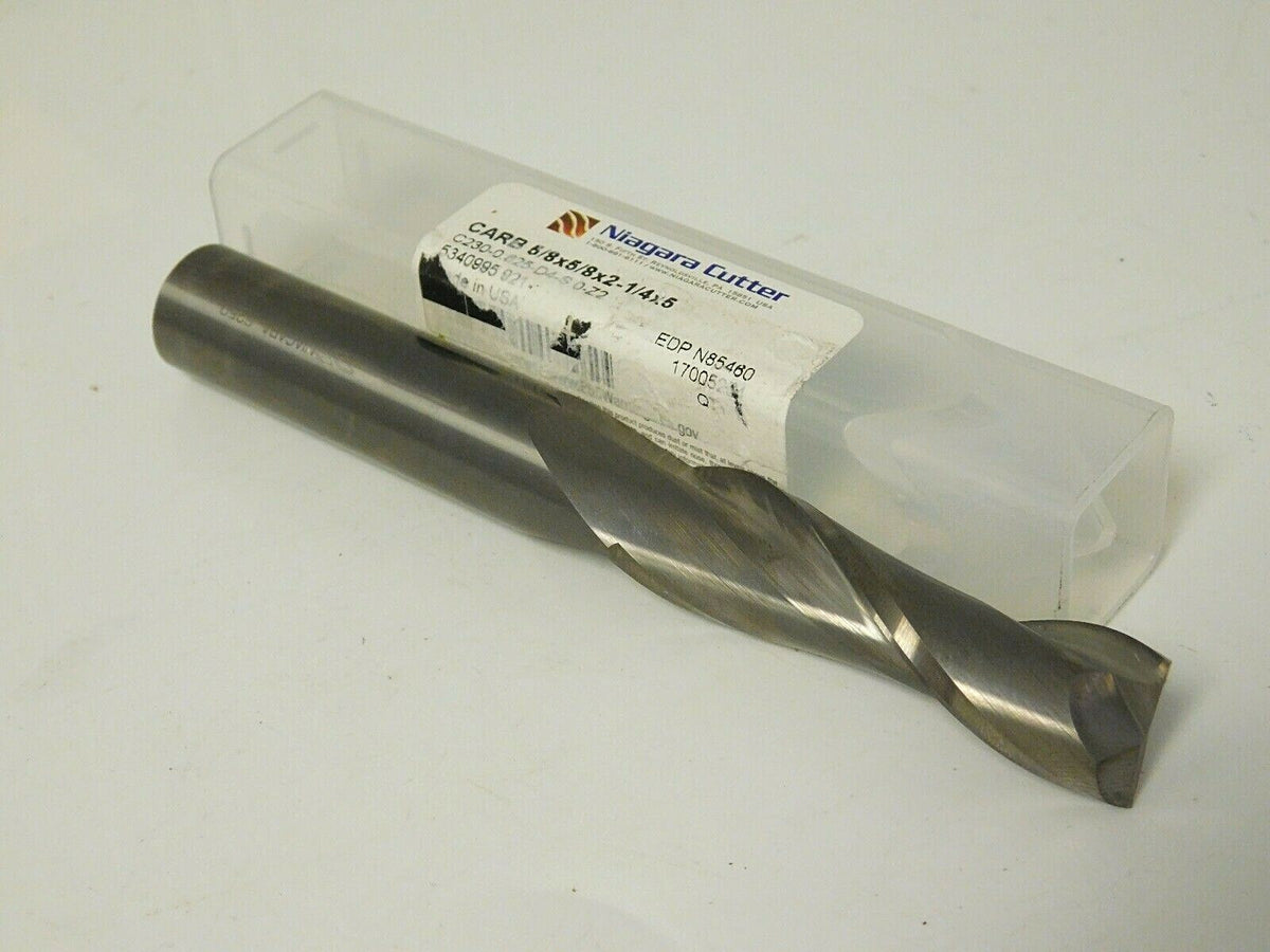 Niagara Cutter Carbide Square End Mill 5/8" x 5/8" x 2-1/4" x 5&q