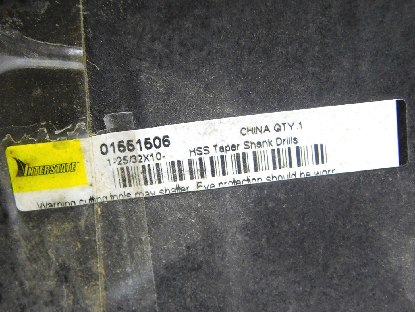 Interstate HSS 5MT Taper Shank Drill Bit 1-25/32 118º Pt 17-1/8 OAL 01551506