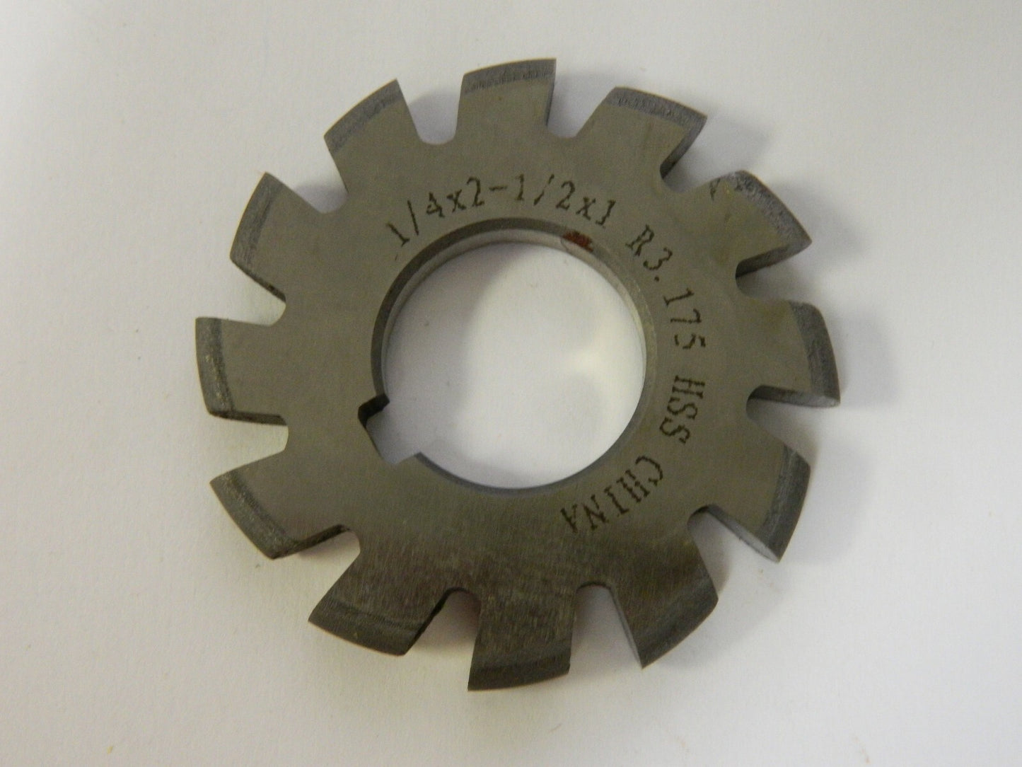 Pro 1/8" Radius 2-1/2" Diam 12 Th Arbor Conn Convex Radius Cutter 0317
