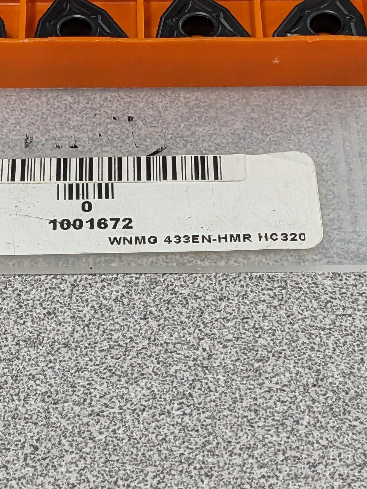 HERTEL Turning Insert: WNMG433ENHMR HC320T, Solid Carbide Qty 10 1001672
