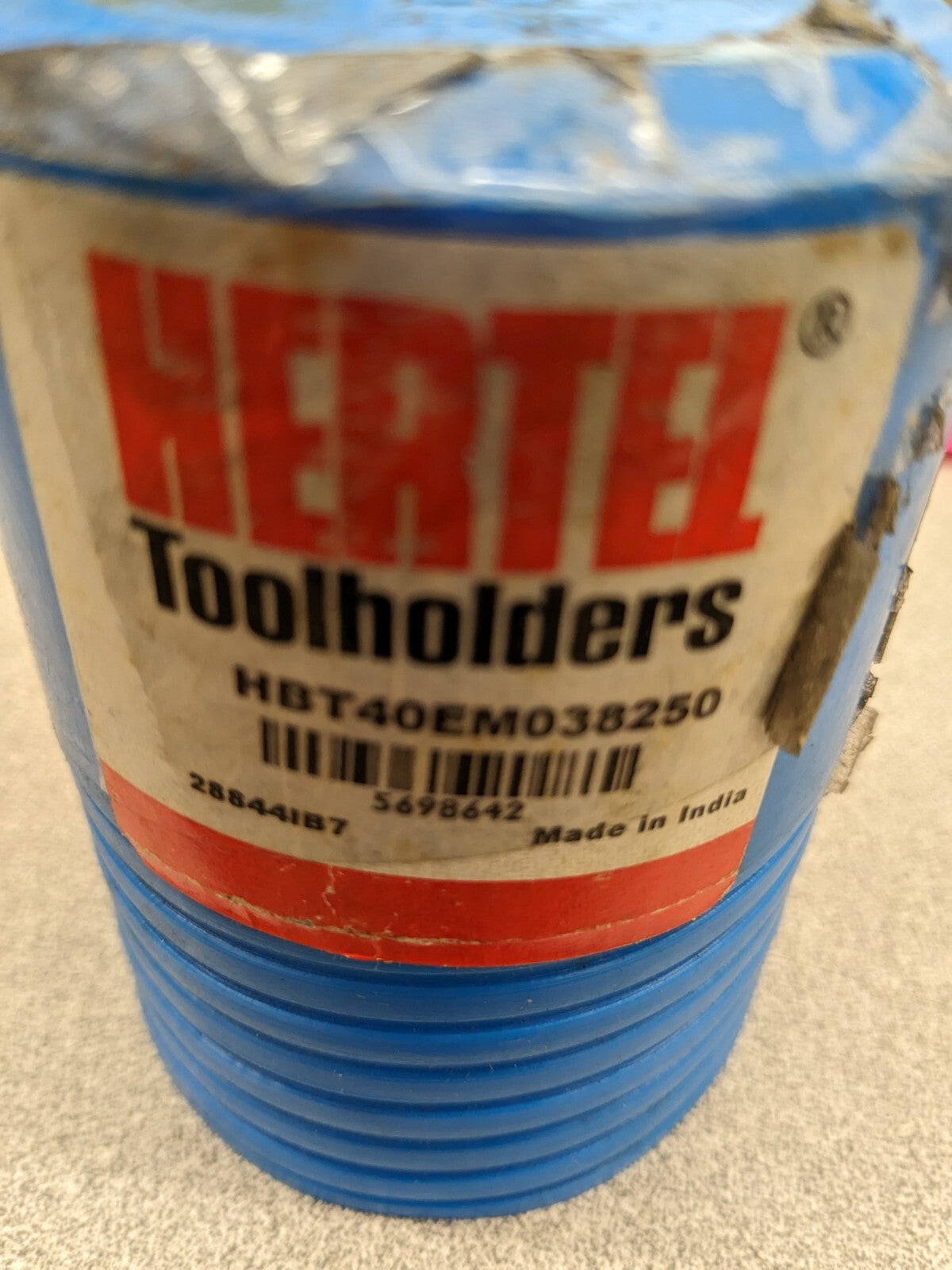 Hertel BT40 Taper Shank 3/8 Hole End Mill Holder/Adapter HBT40EM038250